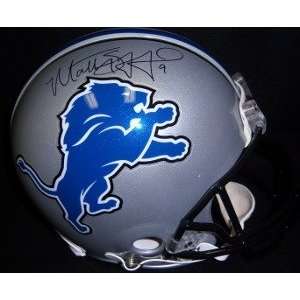 Matthew Stafford signed Detroit Lions Replica Mini Helmet  