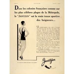  1931 French Ad Vintage Jantzen Womens Swimsuit Fashion 