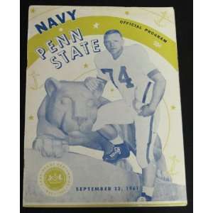    1961 NAVY v. PENN STATE Football Program