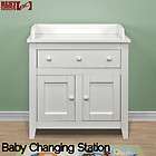 Morigeau Boutique Designer Baby Nursery Changing Table w/Hutch Wood 