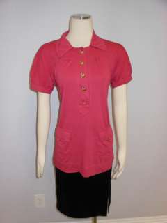 MARC By Marc Jacobs  $138 Strawberry Pink Henley Tunic Top 
