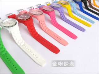 HOT New 1 PCS lot of top brand 12 colors ice watch fashion jelly 