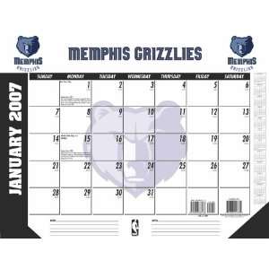  Memphis Grizzles NBA 2007 Office Desk Calendar Sports 