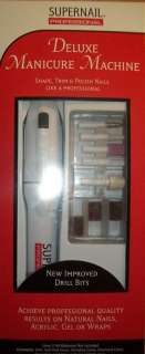 NEW SUPERNAIL PROFESSIONAL DELUXE MANICURE MACHINE  