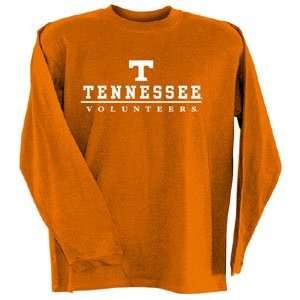  Tennessee Embroidered Long Sleeve T Shirt (Team Color 