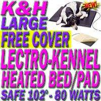 Lectro Kennel LARGE Outdoor Heated Dog Cat Mat Pad  