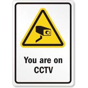  You are on CCTV Laminated Vinyl Sign, 10 x 7 Office 