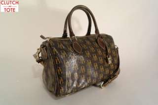 NEW Dooney Bourke Classic Brown Satchel Handbag  