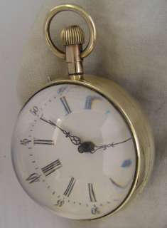   ANTIQUE 1900 Hi Grade Ball Glass Globe Desktop Watch Perfect  
