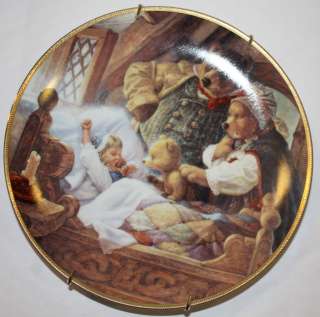 Goldilocks and The Three Bears Collector Plate  