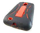 BLK RED IMPACT HARD CASE COVER SAMSUNG GALAXY S II 2 EPIC TOUCH 4G 