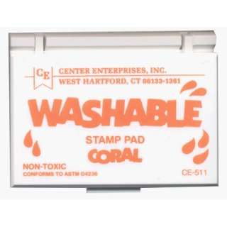  Stamp Pad Washable Coral