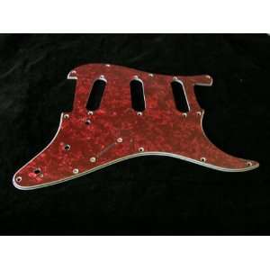   PICKGUARD   RED PEARLOID   UNIVERSAL FIT Musical Instruments