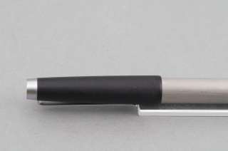 Vintage LAMY 525 fibre pen brushed metal silver/black  