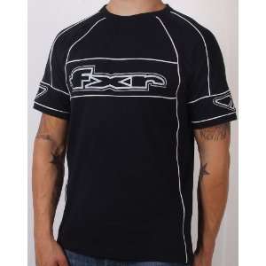  Mens FXR® Backshift Short   sleeve T   shirt, BLK/ORG 