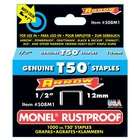 Arrow Fastener 1/2 Monel T50 Rustproof Staples