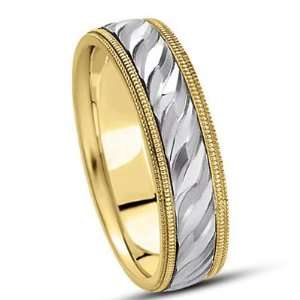   Ring 18Kt Gold, Comfort Fit Style RB1421YWY by Wedding Rings by Oromi