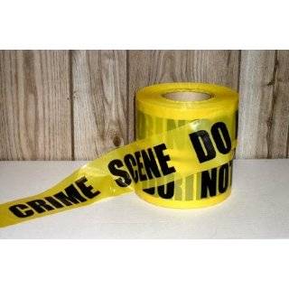 200 Long Police Line Plastic BARRICADE TAPE. Great for Halloween 