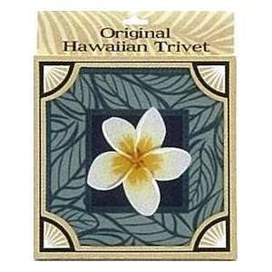  Hawaii Ceramic Trivet Plumeria