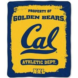  UC Berkeley Cal Golden Bears Fleece Blanket Throw 50x60 