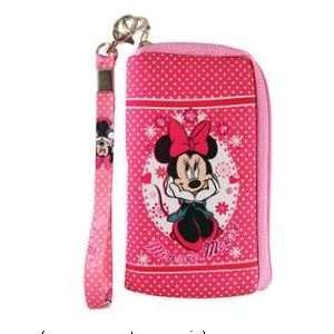  Minnie Mouse Pink Padded Cell Phone Bag & Strap 