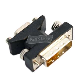 VGA Female to DVI 9+5 Pin Male Adapter Connector for PC  