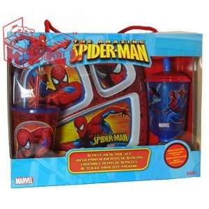   Gift   Marvel Spiderman 5 Pieces Dinnerware Set Toys & Games