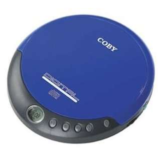 Coby Personal CD Player with Stereo Headphones CXCD109BLU, Blue at 