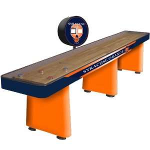  Syracuse Orange Shuffleboard Table (9ft, 12ft or 14ft 