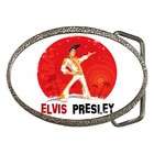 Carsons Collectibles Belt Buckle of Elvis Presley Photo Characature 