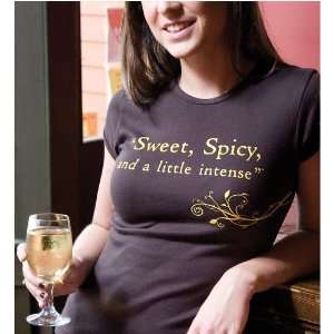  T Shirt Sweet,Spicy and a little intense in S XL Size 