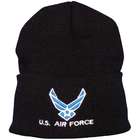 Outdoor Black US Air Force Embroidered Winter Warm Watch Cap   USA 