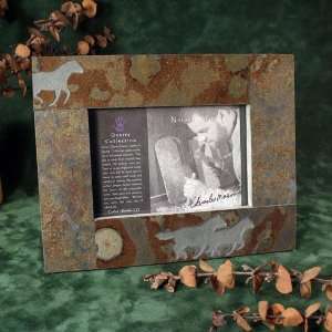    Slate Cottage Picture Frame   Mustang Horses 