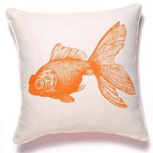  Thomaspaul   Goldfish Linen Pillow