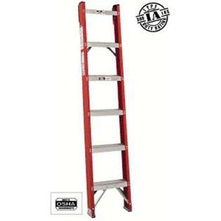 Louisville Ladder FH1000 Series Classic Fiberglass Shelf Ladders   10 