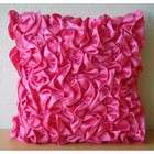 throw pillow covers silk pillow cover with satin ribbon flowers