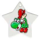   Collectibles Star Ornament (2 Sided) of Yoshi and Baby Mario Drawing