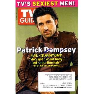 AutographsForSale Patrick Dempsey autographed TV Guide magazine 