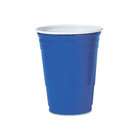 SOLO CUPS Plastic Party Cold Cups, 16 oz., Blue, 20 Bags of 50/Carton 