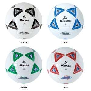 Mikasa Deluxe Cushion Covered Soccer Ball   Size 4   Green/White 
