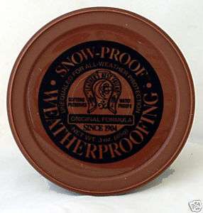   Snow Proof Leather Weather Proofing Paste 3 oz 025784400105  