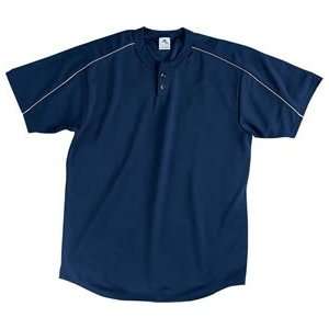 Augusta Sportswear Wicking Two Button Baseball Jersey 585  