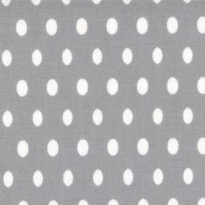 MODA Fabric ~ HALF MOON MODERN ~ Oval Dots/Steel   by the 1/2 yard 