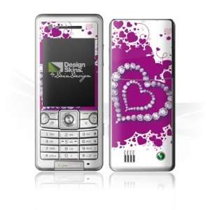  Design Skins for Sony Ericsson C510   Diamond Heart Design 