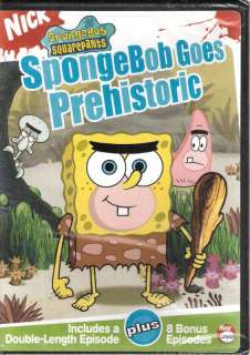 PREHISTORIC Spongebob Squarepants ~ Children Movie DVD 097368795440 