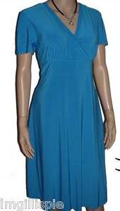 Womens Clothing Sky Blue V Top Dress Size MEDIUM 8/10  
