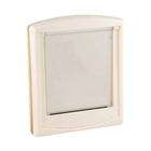 PetSafe Sell Po Use Only Clear Hard Door Flap Small White 9 5 X 8 X 1 