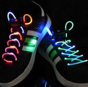 NEW Magically LED Flashing Light Up Shoe laces lighting  