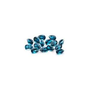  8x5 mm 14.58 Cts Loose London Blue Topazes Pear AA 