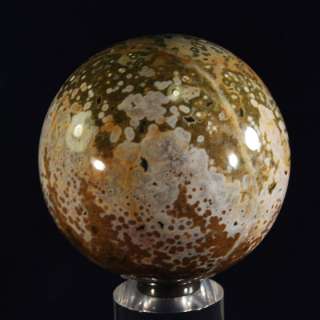 84mm Orbicular OCEAN JASPER SPHERE Ball Madagascar Crystal 